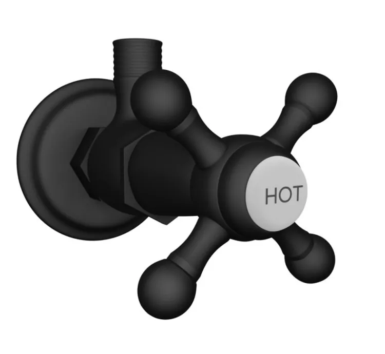 Jaquar Angular Stop Cock - Black Matt (QQT-BLM-7053)