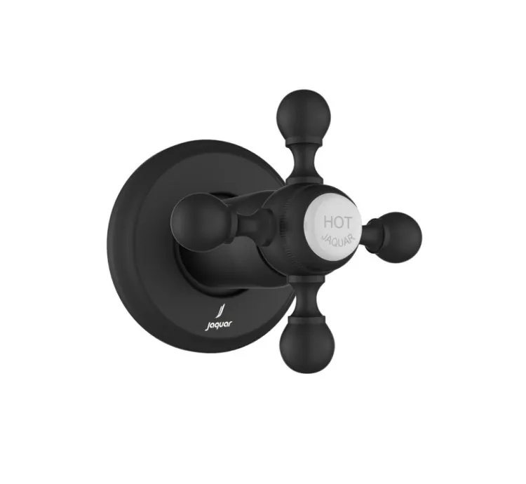 Jaquar Exposed Part Kit of Concealed Stop Cock - Black Matt (QQT-BLM-7083K)