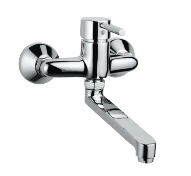 Jaquar Single Lever Sink Mixer Swinging Spout (Wall Mounted Model) (SOL-CHR-6163)