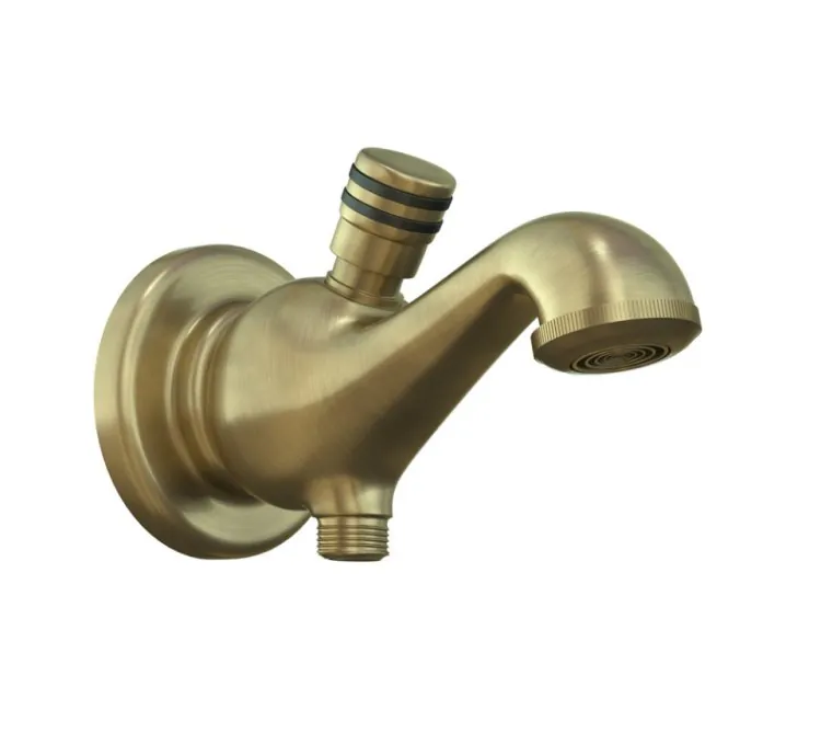 Jaquar Bath Tub Spout with Button Attachment - Antique Bronze (SPJ-ABR-7463)
