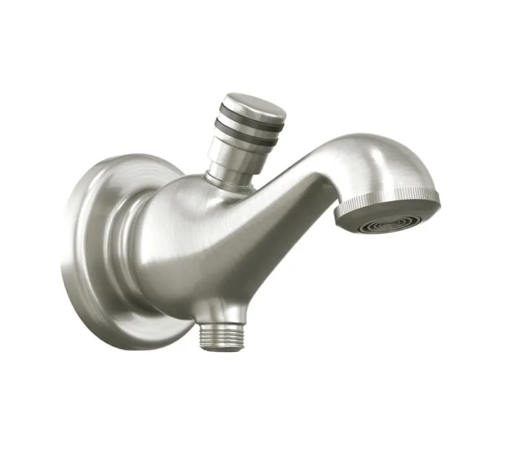 Jaquar Bath Tub Spout with Button Attachment - Stainless Steel (SPJ-SSF-7463)
