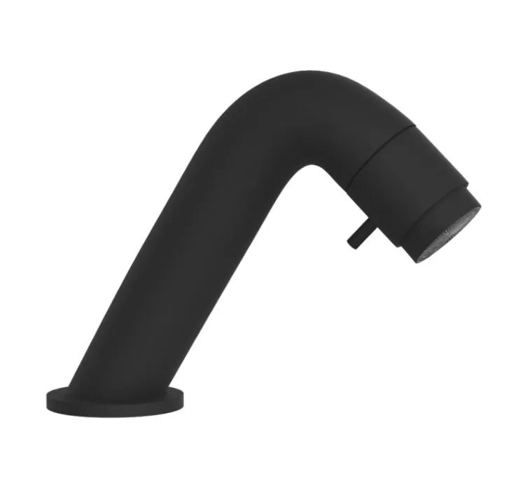 Jaquar Spout Operated Pillar Tap - Black Matt (SOT-BLM-83011)