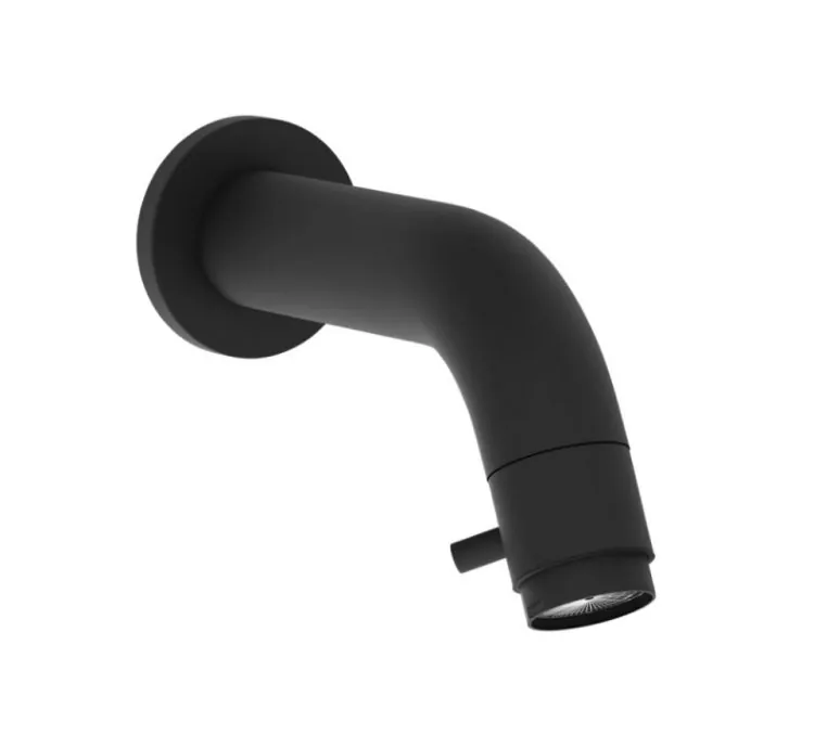 Jaquar Spout Operated Bib Tap - Black Matt (SOT-BLM-83037)