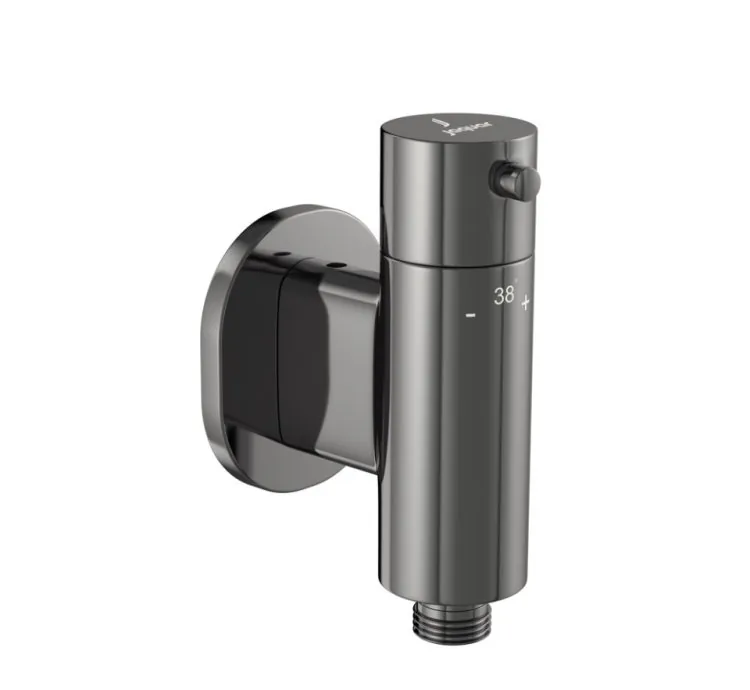 Jaquar Exposed Part Kit of Concealed Thermostatic Valve - Black Chrome (ALD-BCH-649K)