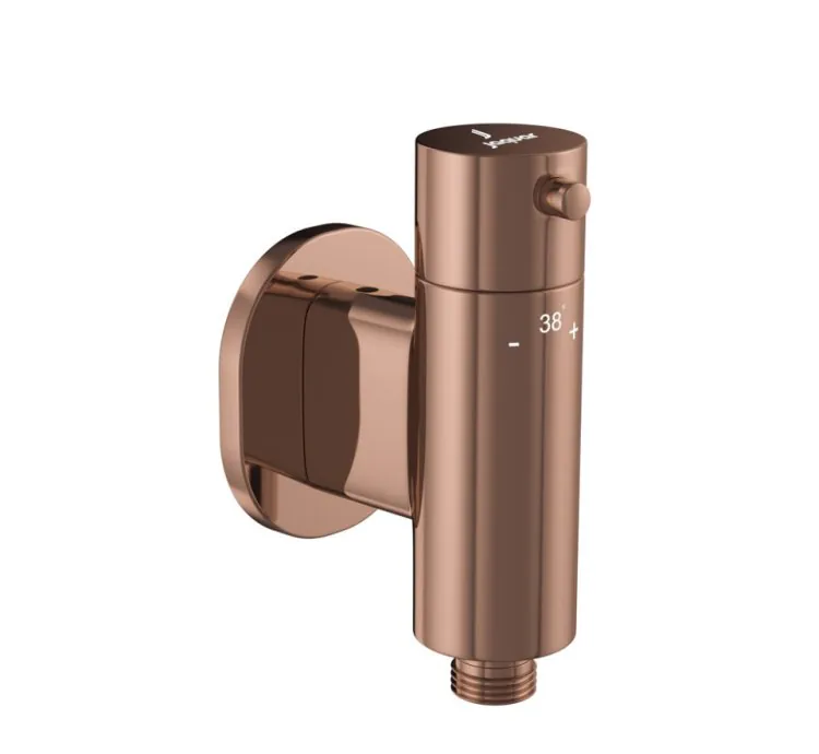 Jaquar Exposed Part Kit of Concealed Thermostatic Valve - Blush Gold PVD (ALD-BGP-649K)