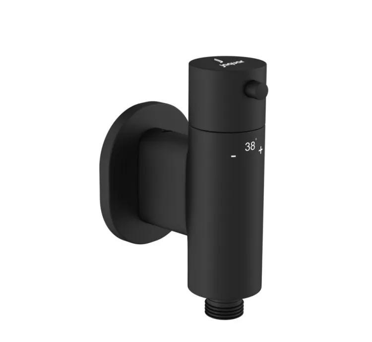 Jaquar Exposed Part Kit of Concealed Thermostatic Valve - Black Matt (ALD-BLM-649K)