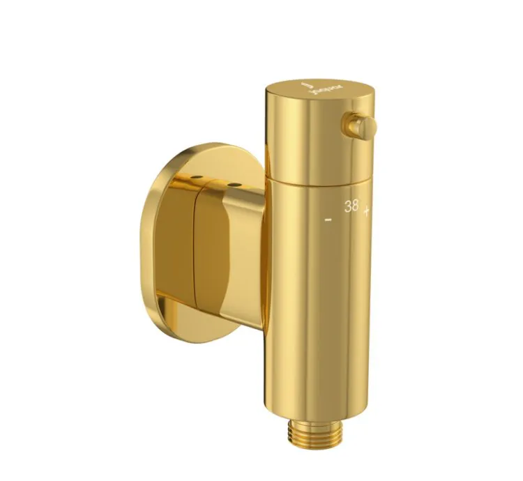 Jaquar Exposed Part Kit of Concealed Thermostatic Valve - Gold Bright PVD (ALD-GBP-649K)