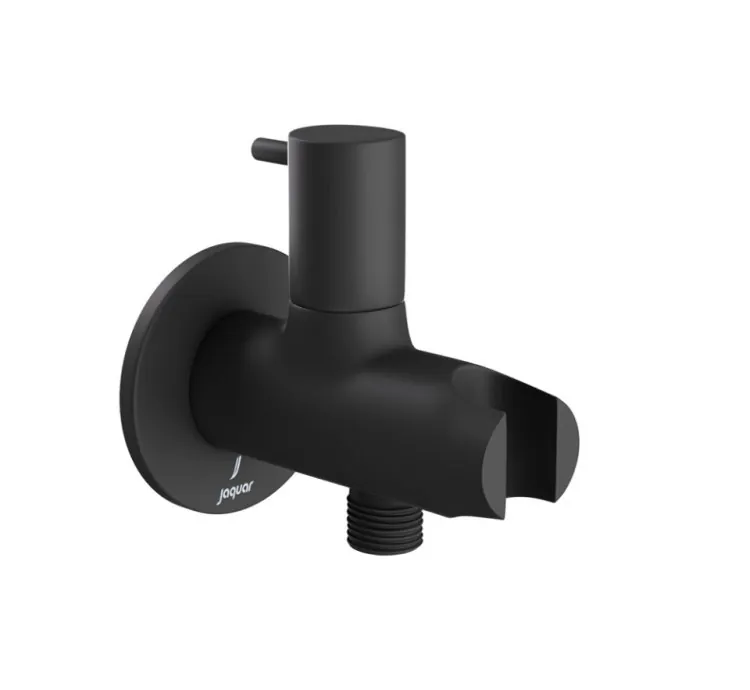 Jaquar Round Wall Outlet - Black Matt (ALD-BLM-591R)