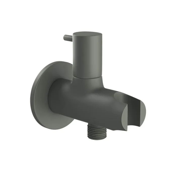 Jaquar Round Wall Outlet - Graphite (ALD-GRF-591R)