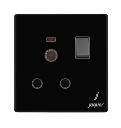 Jaquar One Gang 16A Switched Socket With Indicator