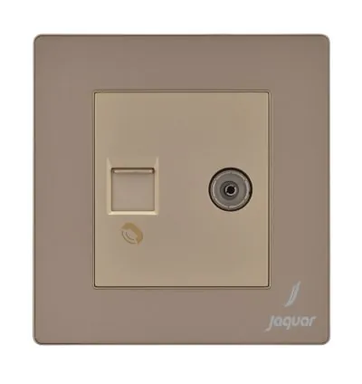 Jaquar Television & Telephone Socket