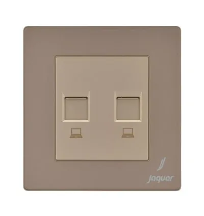 Jaquar  Double Computer Socket