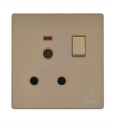 Jaquar  One Gang 16A Switched Socket With Indicator