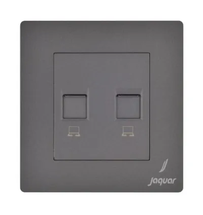 Jaquar  Double Computer Socket