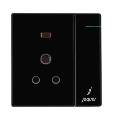 Jaquar 6A Three Pin Socket With Indicator And Big Switch