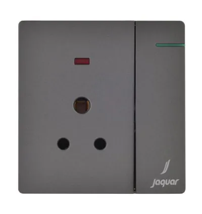 Jaquar 6A Three Pin Socket With Indicator And Big Switch