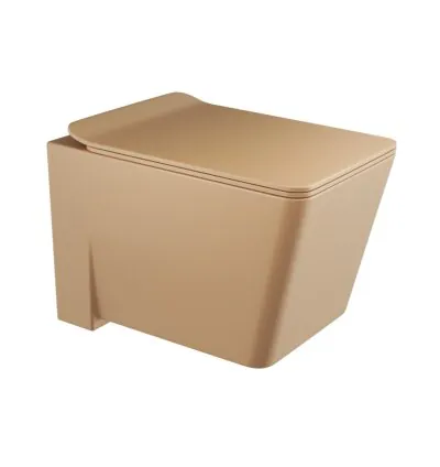Jaquar Rimless Blind Installation Wall Hung WC - Beige Matt (KUS-WHM-35953BIUFPM)