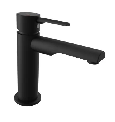 Jaquar Single Lever Basin Mixer - Black Matt