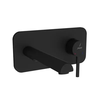 Jaquar Exposed Part Kit of Single Lever Basin Mixer Wall Mounted - Black Matt