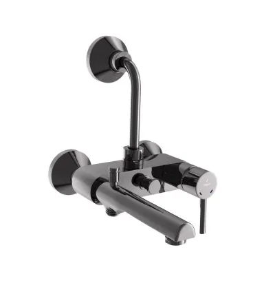 Jaquar Single Lever Wall Mixer 3-in-1 System - Black Chrome