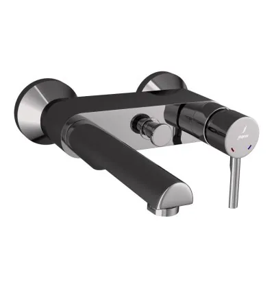 Jaquar Single Lever Wall Mixer - Black Chrome