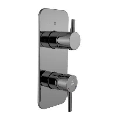 Jaquar Aquamax Single Lever Shower Mixer - Black Chrome