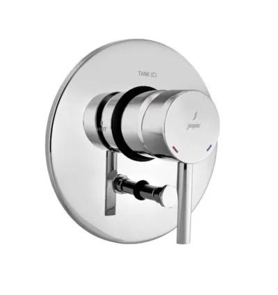 Jaquar Single Lever 3-inlet Divertor Exposed parts kit - Chrome