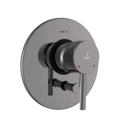 Jaquar 3-Inlet Single Lever Concealed Diverter - Black Chrome