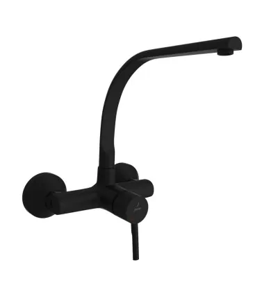Jaquar Single Lever Sink Mixer - Black Matt