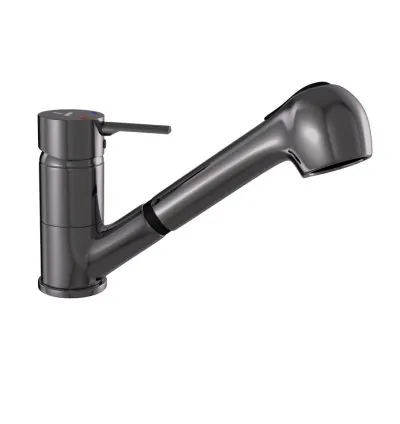 Jaquar Single Lever Sink Mixer - Black Chrome