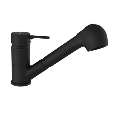 Jaquar Single Lever Sink Mixer - Black Matt