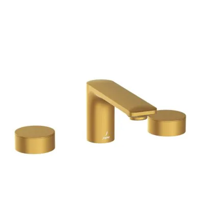 Jaquar 3-Hole Basin Mixer - Gold Matt PVD