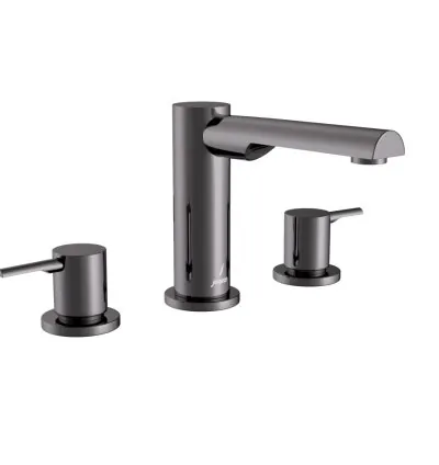 Jaquar 3-Hole Basin Mixer - Black Chrome