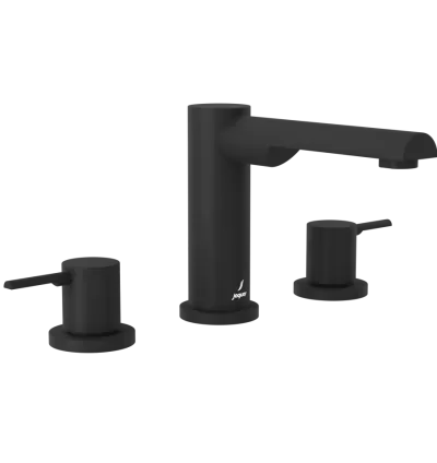 Jaquar 3-Hole Basin Mixer - Black Matt
