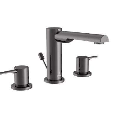 Jaquar 3-Hole Basin Mixer - Black Chrome