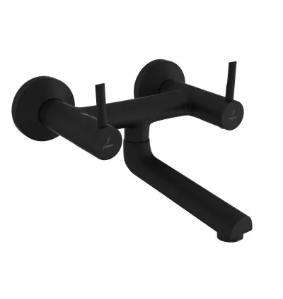 Jaquar Wall Mixer Non-Telephonic Shower Arrangement - Black Matt