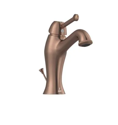 Jaquar Single Lever Basin Mixer with Popup Waste - Antique Copper