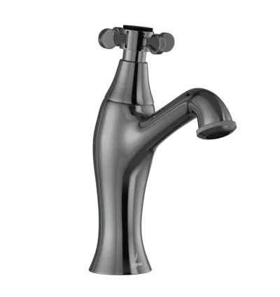 Jaquar Pillar Cock - Black Chrome