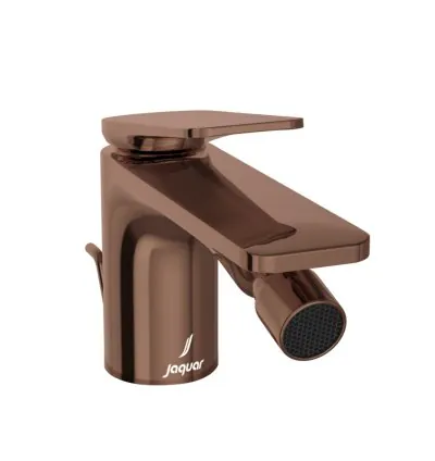 Jaquar Single Lever 1-Hole Bidet Mixer with Popup Waste System - Blush Gold PVD