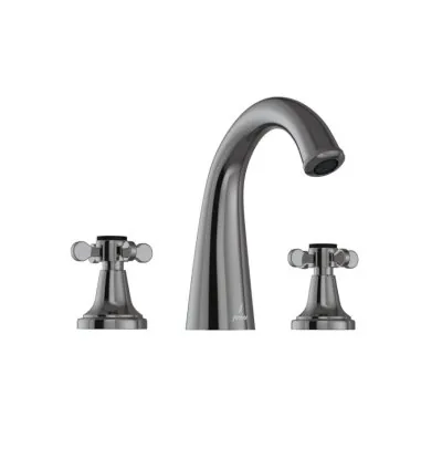 Jaquar 3-Hole Basin Mixer - Black Chrome