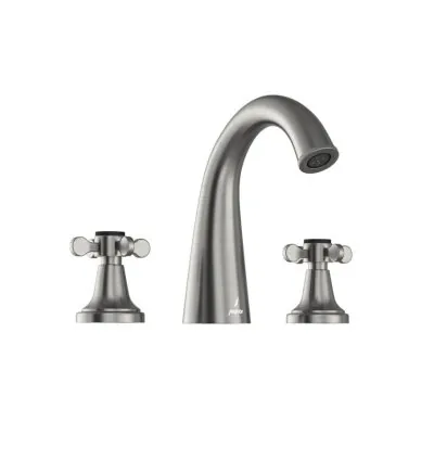 Jaquar 3-Hole Basin Mixer - Stainless Steel