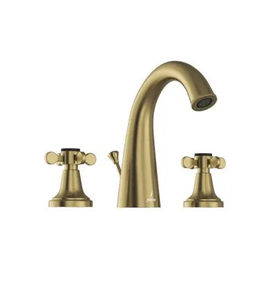 Jaquar 3-Hole Basin Mixer with Popup Waste System - Antique Bronze (QQP-ABR-7191PM)