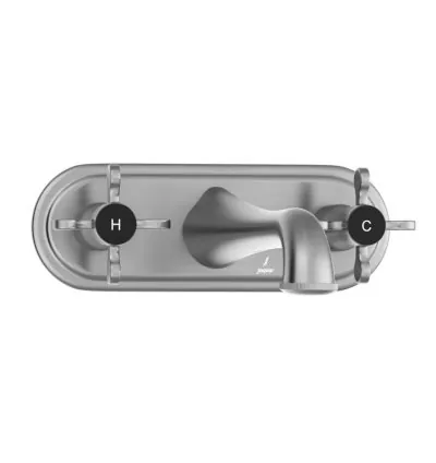 Jaquar Two Concealed Stop Cocks - Stainless Steel (QQP-SSF-7433PM)