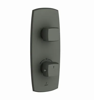 Jaquar Thermostatic Shower Mixer - Graphite (ARC-GRF-87661NK)