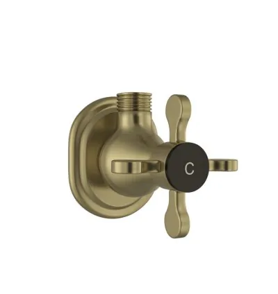 Jaquar Angular Stop Cock Cold Only - Antique Bronze (QQP-ABR-7053PMC)