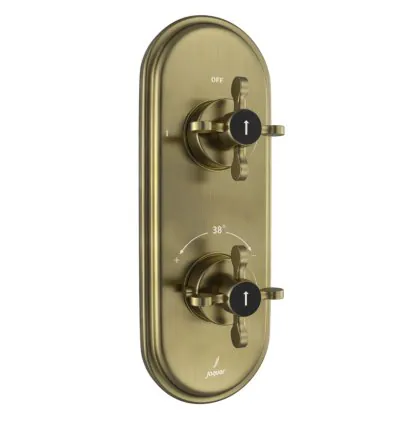 Jaquar Aquamax Thermostatic Shower Mixer - Antique Bronze (QQP-ABR-7661NKPM)