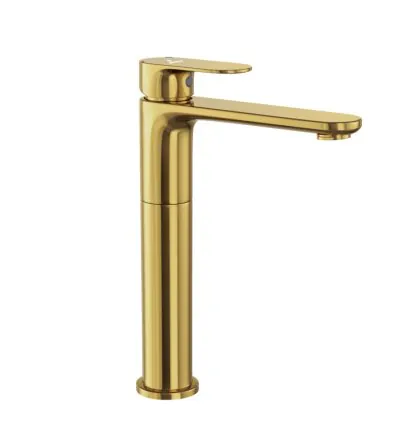 Jaquar Single Lever Tall Boy - Gold Bright PVD (OPP-GBP-15005BPM)