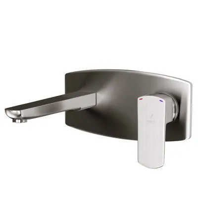 Jaquar Exposed Part Kit of Single Lever Basin Mixer Wall Mounted - Stainless Steel (KUP-SSF-35233NKPM)