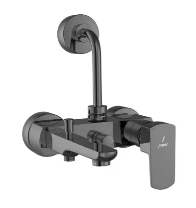 Jaquar Single Lever Wall Mixer 3-in-1 System - Black Chrome (KUP-BCH-35125PM)