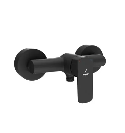 Jaquar Single Lever Exposed Shower Mixer - Black Matt (KUP-BLM-35149PM)